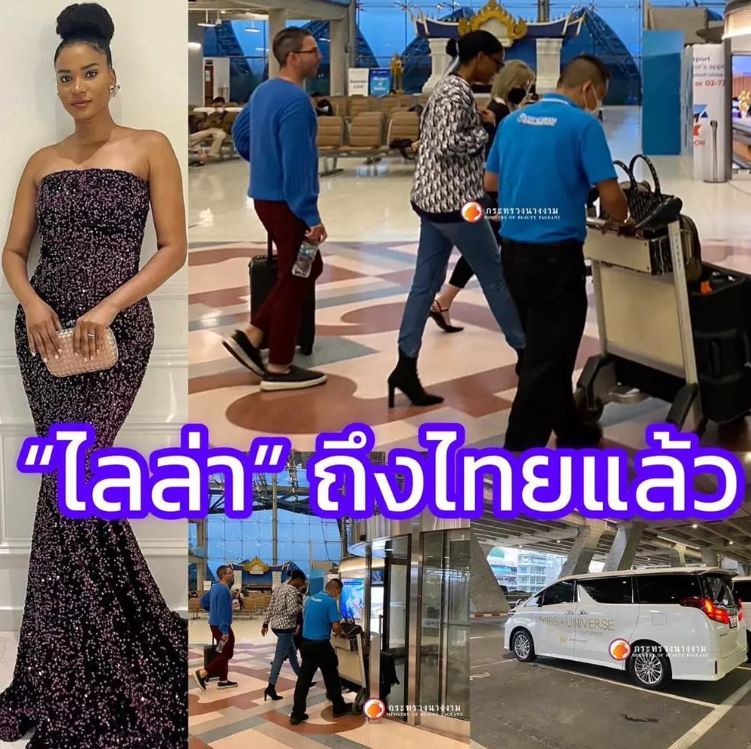 Leila Lopes - Miss Universe đang có mặt tại Thái Lan để tham dự cuộc họp báo. Ảnh: Internet Leila Lopes - Miss Universe đang có mặt tại Thái Lan để tham dự cuộc họp báo. Ảnh: Internet