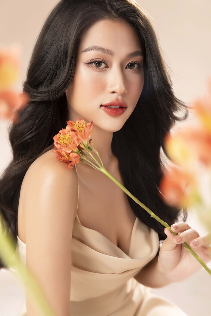 Thiên Ân mới đây khiến dân tình trầm trồ khi khoe nhan sắc thăng hạng. Ảnh: Facebook Thiên Ân mới đây khiến dân tình trầm trồ khi khoe nhan sắc thăng hạng. Ảnh: Facebook