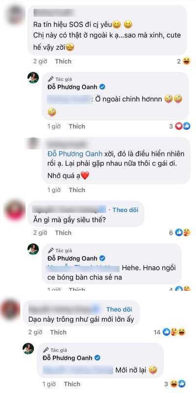 Những hình ảnh mới của Phương Oanh nhận về cơn mưa lời khen của CDM. Ảnh: Facebook