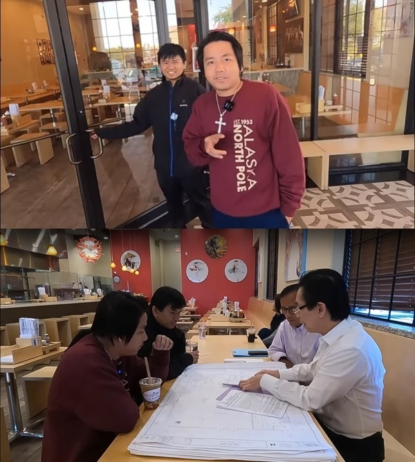 Cửa hàng của Khoa Pug trong video review mới nhất. Ảnh: Facebook Cửa hàng của Khoa Pug trong video review mới nhất. Ảnh: Facebook