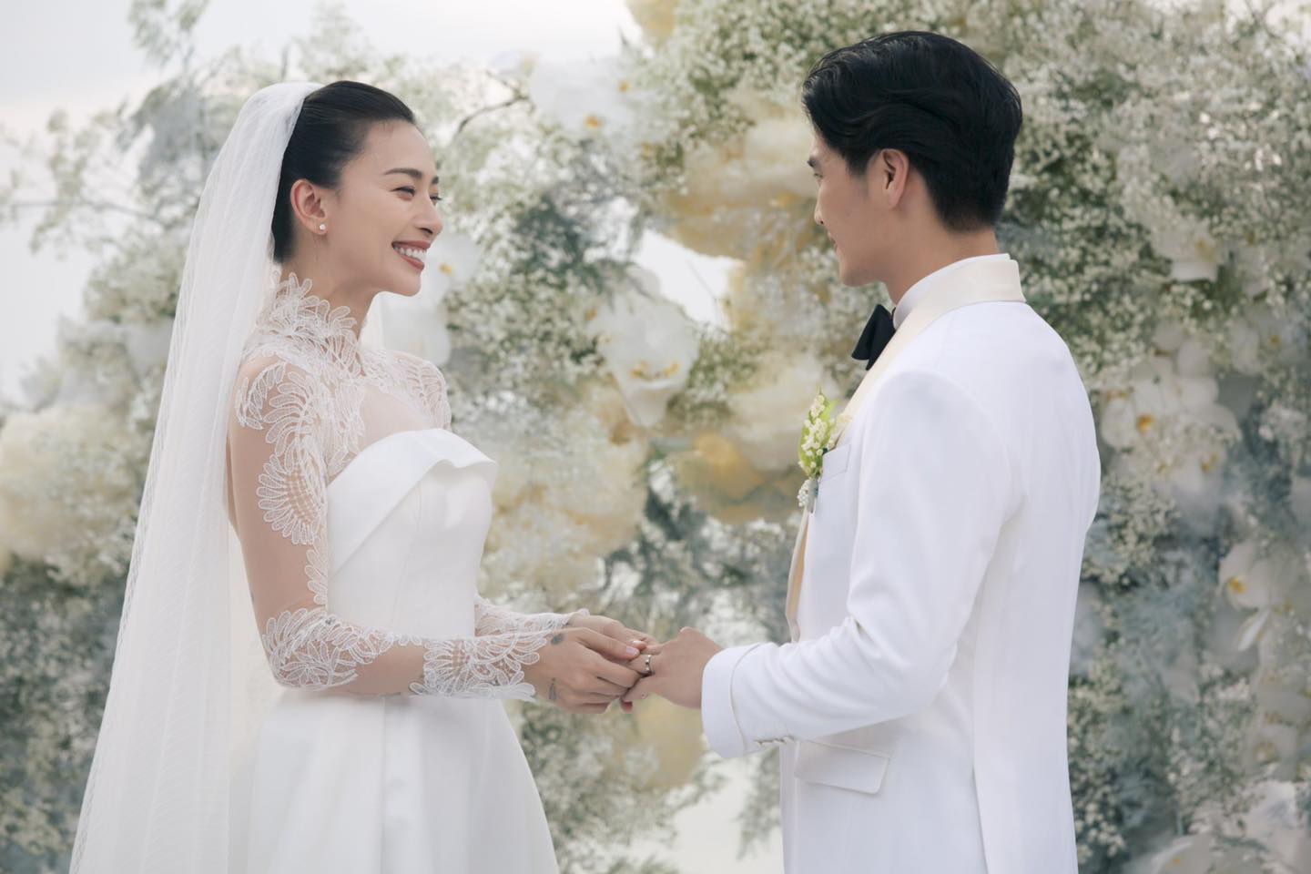 Đám cưới hạnh phúc và ấm cúng của Ngô Thanh Vân và Huy Trần. Ảnh: Internet Đám cưới hạnh phúc và ấm cúng của Ngô Thanh Vân và Huy Trần. Ảnh: Internet