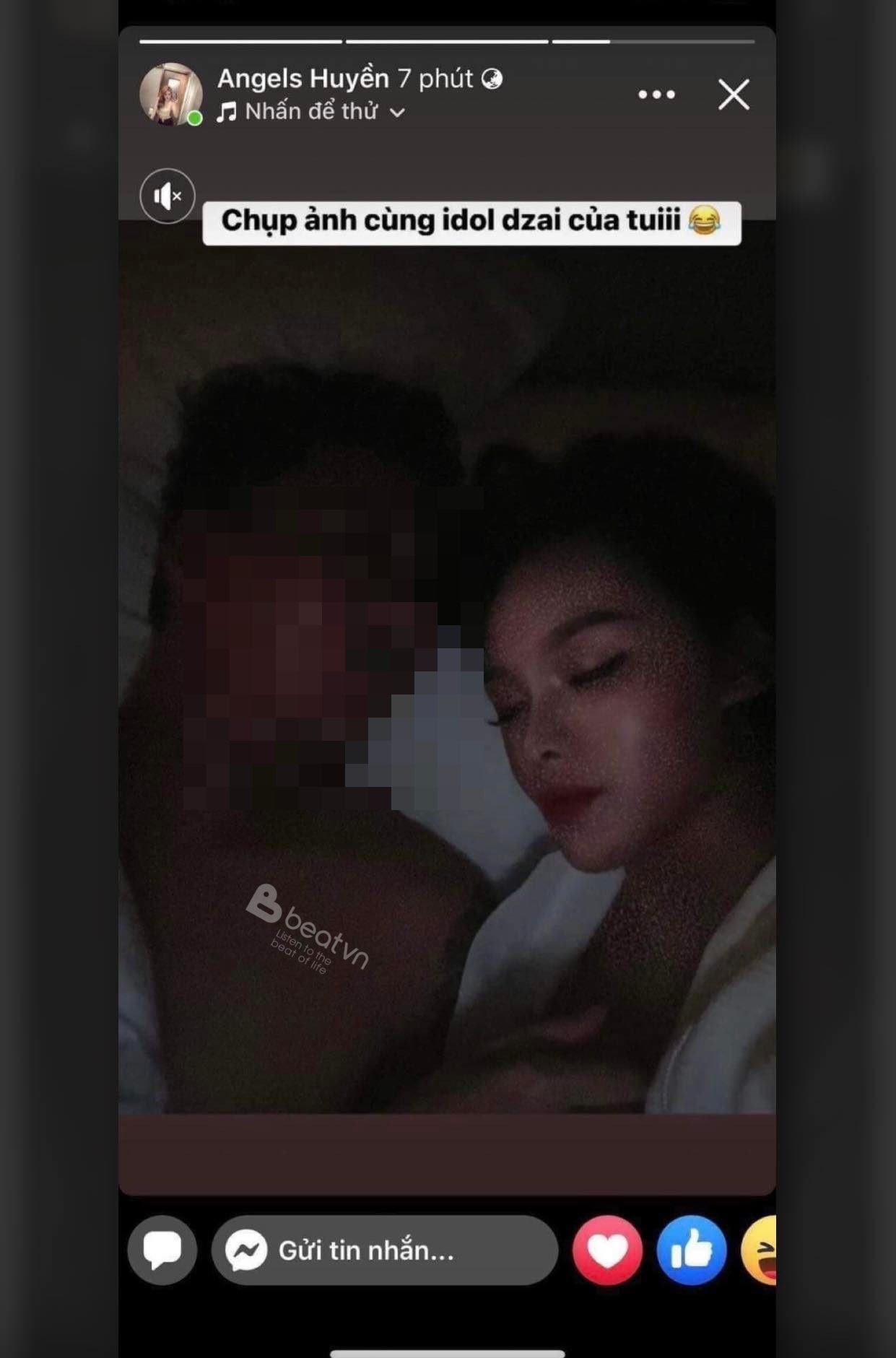 Hotgirl Angels Huyền đăng tải ảnh nóng bên diễn viên nổi tiếng là ai? - Ảnh 2