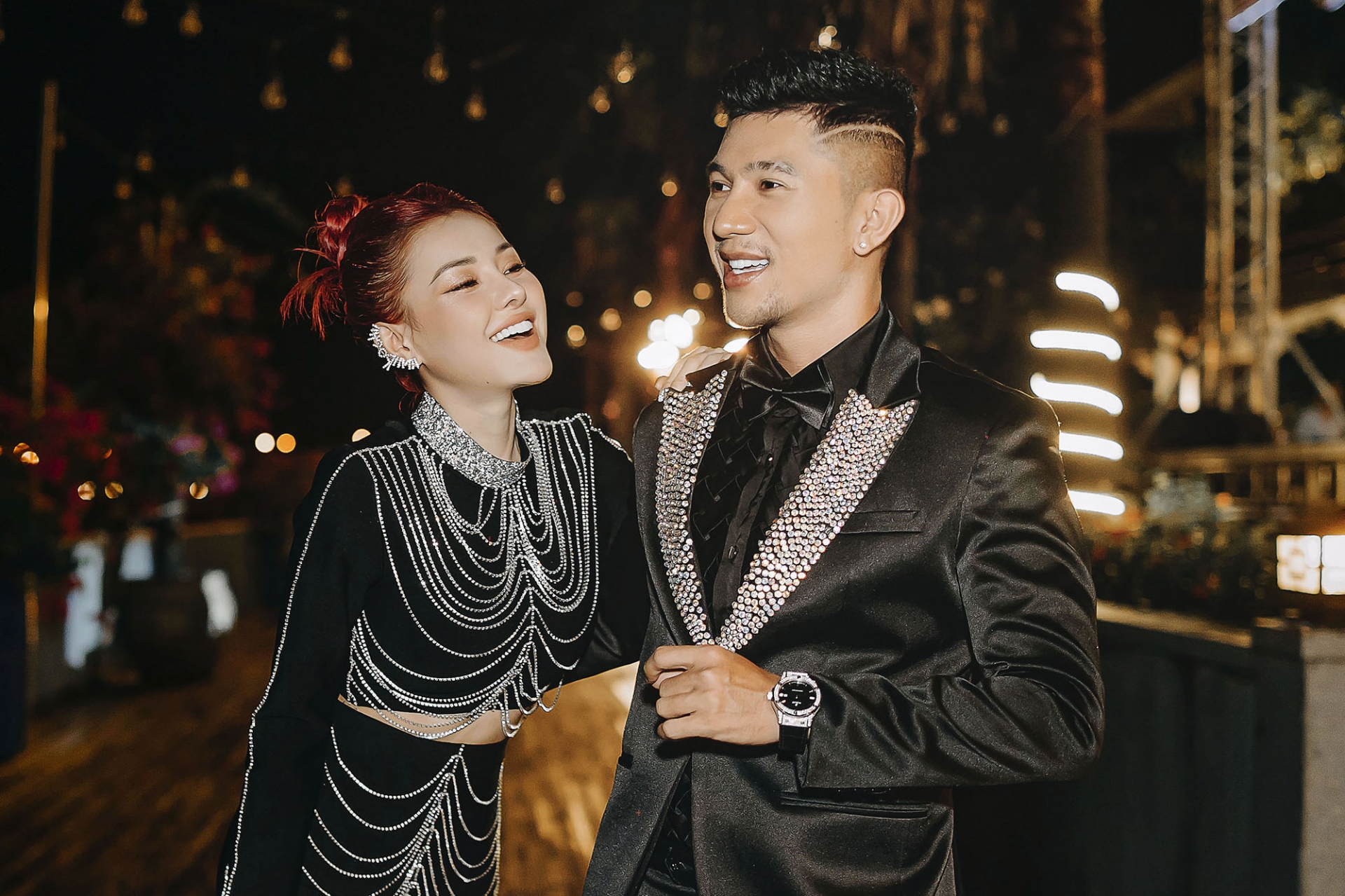 Lương Bằng Quang và Ngân 98 sắp về chung nhà sau thời gian yêu đương. Ảnh: Facebook