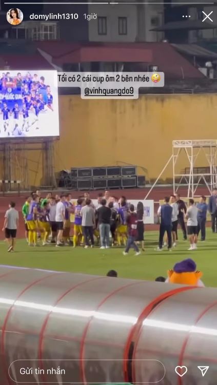 Đỗ Mỹ Linh gây bất ngờ với màn chúc mừng ông xã thiếu gia cực độc đáo - Ảnh 1 Đỗ Mỹ Linh gây bất ngờ với màn chúc mừng ông xã thiếu gia cực độc đáo - Ảnh 1