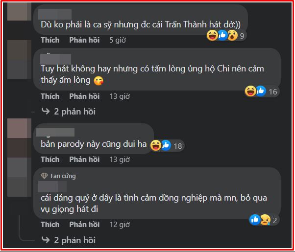 CDM liên tục chê bai giọng hát của Trấn Thành. Ảnh: Facebook CDM liên tục chê bai giọng hát của Trấn Thành. Ảnh: Facebook