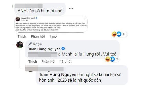 Tuấn Hưng không ngần ngại đáp trả anti-fan. Ảnh: Facebook Tuấn Hưng không ngần ngại đáp trả anti-fan. Ảnh: Facebook