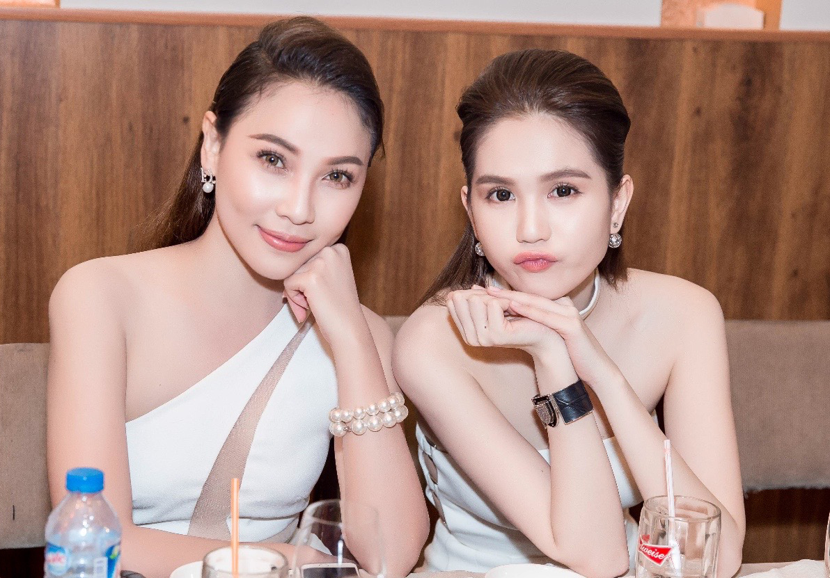 Quỳnh Thư và Ngọc Trinh dính tin đồn rạn nứt thời gian gần đây. Ảnh: Internet