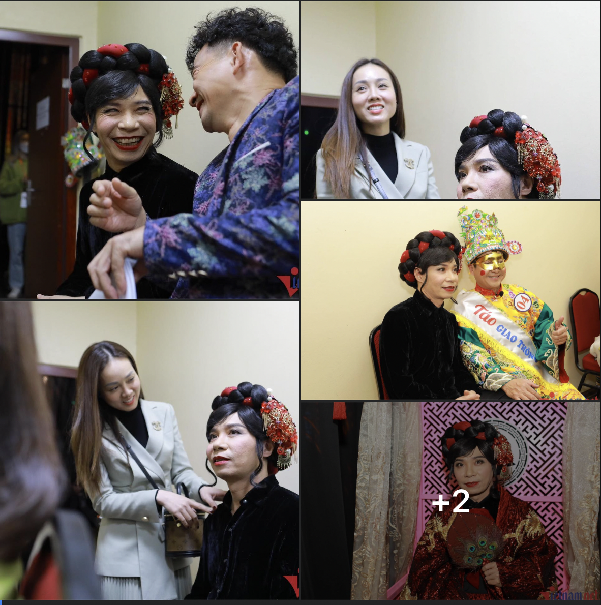 Lộ loạt ảnh hậu trường trong đêm ghi hình đầu tiên của Táo Quân 2023 - Ảnh 9