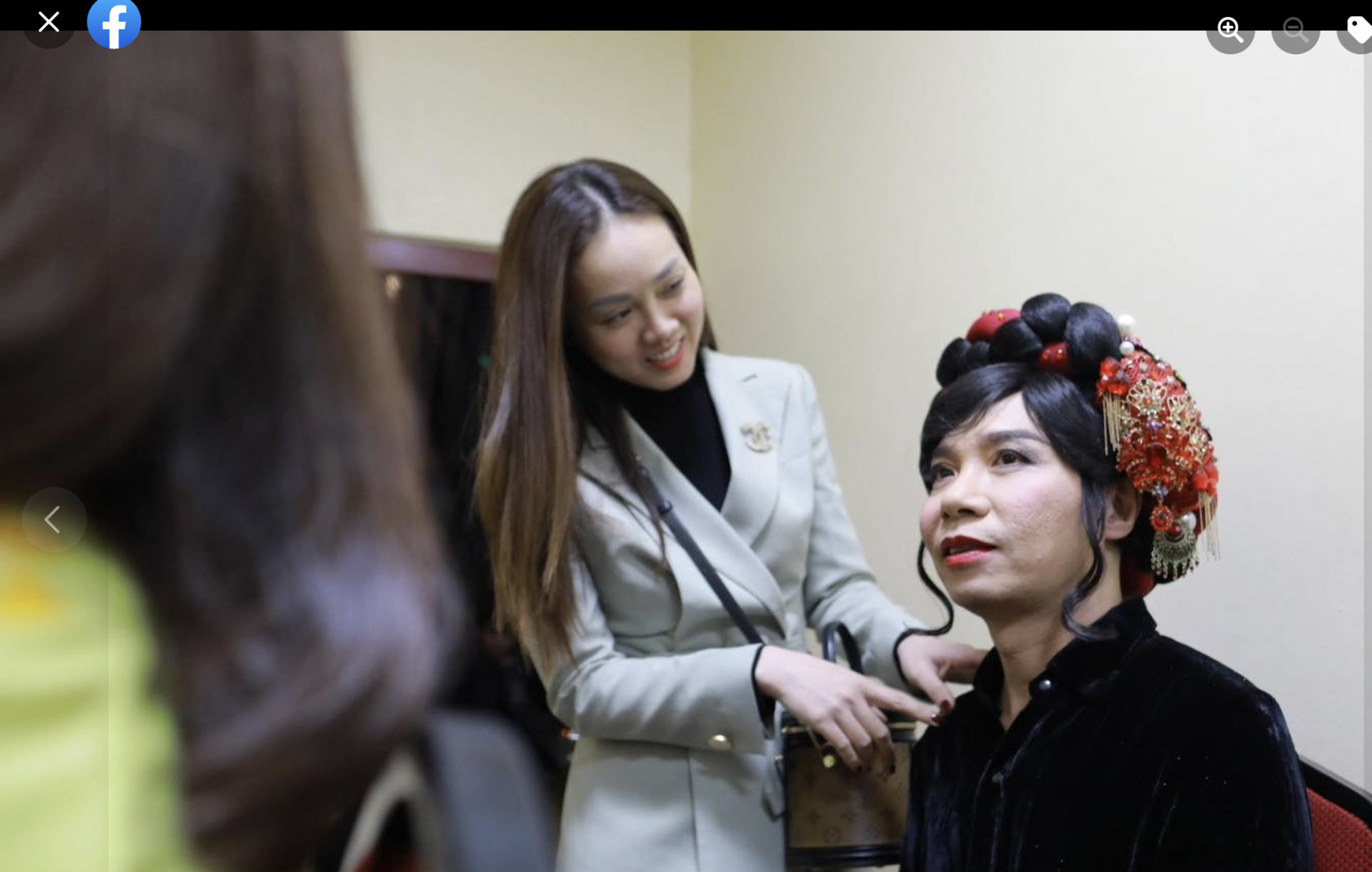 Tạo hình của Công Lý trong Táo Quân 2023 nhanh chóng gây sự chú ý. Ảnh: Facebook