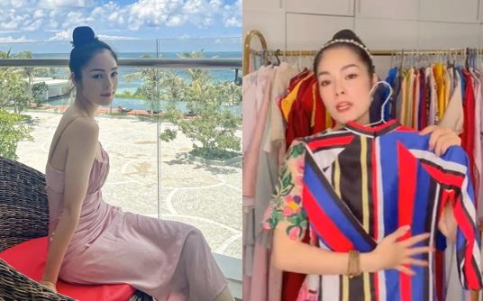 Sau khi ly hôn, Dương Cẩm Lynh phải livestream bán hàng để trang trải cuộc sống. Ảnh: Facebook Sau khi ly hôn, Dương Cẩm Lynh phải livestream bán hàng để trang trải cuộc sống. Ảnh: Facebook