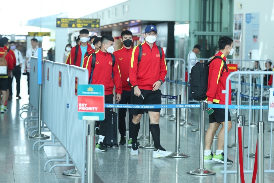 Tuyển Việt Nam sang Thái Lan để tham dự chung kết lượt về AFF Cup 2022. Ảnh: Internet