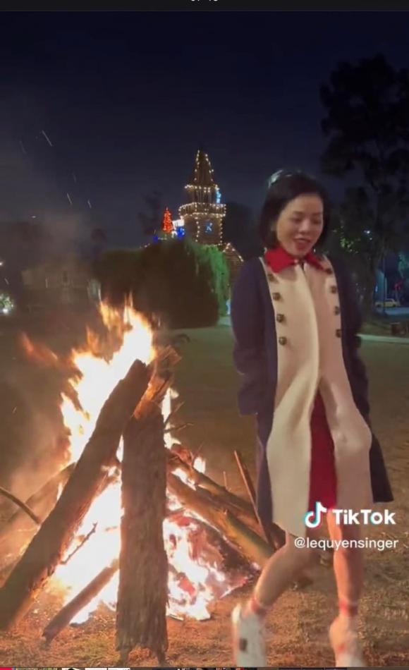 Sự xuất hiện của quý tử nhà Lệ Quyên cũng gây chú ý. Ảnh chụp màn hình