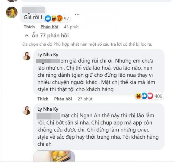 Đăng tải hình ảnh xinh đẹp, Lý Nhã Kỳ không khỏi bức xúc khi bị chê bai là già rồi. Ảnh: Facebook Đăng tải hình ảnh xinh đẹp, Lý Nhã Kỳ không khỏi bức xúc khi bị chê bai là già rồi. Ảnh: Facebook