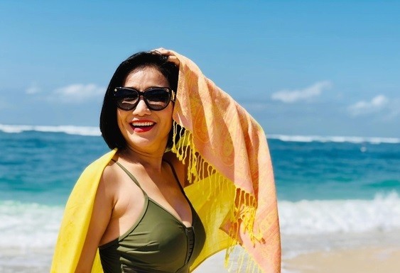 Sau khi thôi làm MC, Cát Tường thường xuyên đăng tải những hình ảnh du hí nhiều nơi và tận hưởng cuộc sống. Ảnh: Facebook Sau khi thôi làm MC, Cát Tường thường xuyên đăng tải những hình ảnh du hí nhiều nơi và tận hưởng cuộc sống. Ảnh: Facebook