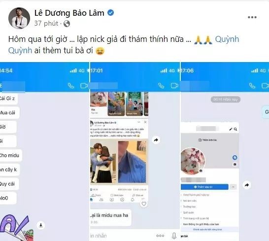 Quá thân thiết với Midu, Lê Dương Bảo Lâm bất ngờ bị bà xã 'bơ' đẹp - Ảnh 3 Quá thân thiết với Midu, Lê Dương Bảo Lâm bất ngờ bị bà xã 'bơ' đẹp - Ảnh 3