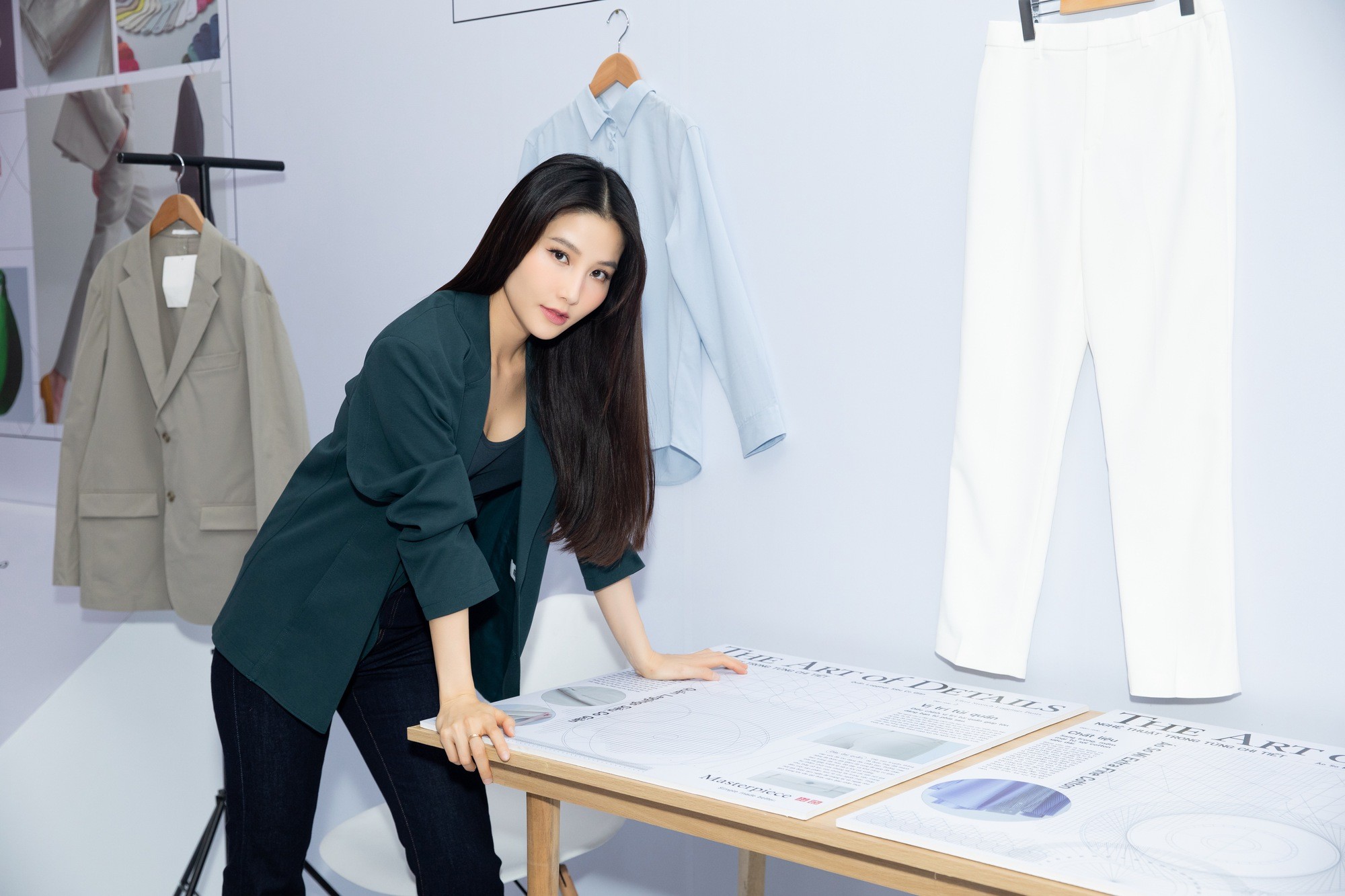 Trong khi đó diễn viên Diễm My 9X cũng không hề kém cạnh với nhan sắc thần thái. Ảnh: Internet