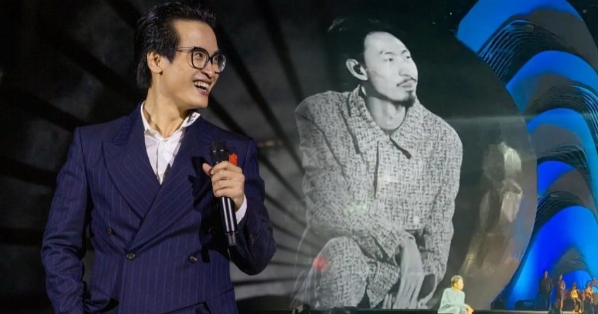 Sự xuất hiện của Đen Vâu và màn kết hợp của cả hai khiến cả sân khấu như bùng nổ. Ảnh: Internet