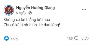 Sau khi đường ai nấy đi với Đình Tú, Hương Giang thường xuyên đăng tải triết lý trên trang cá nhân. Ảnh: Facebook Sau khi đường ai nấy đi với Đình Tú, Hương Giang thường xuyên đăng tải triết lý trên trang cá nhân. Ảnh: Facebook