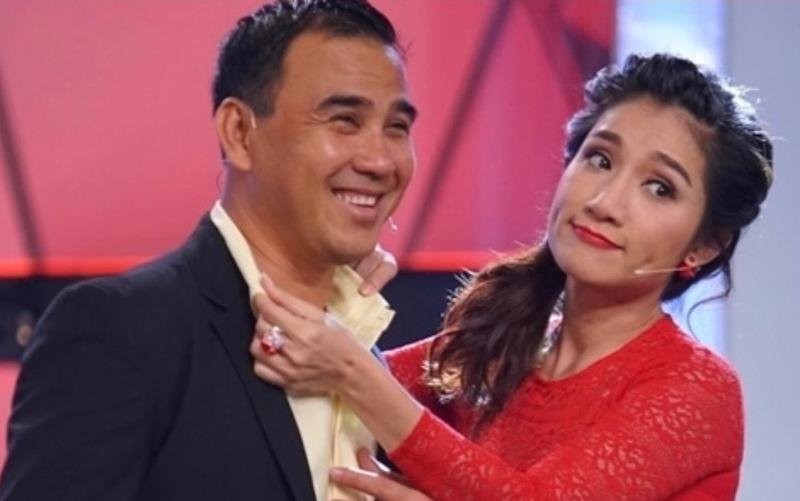 MC Cát Tường và MC Quyền Linh từng dẫn chung show Bạn Muốn Hẹn Hò. Ảnh: Internet MC Cát Tường và MC Quyền Linh từng dẫn chung show Bạn Muốn Hẹn Hò. Ảnh: Internet