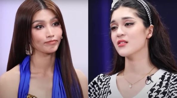 Màn đối đáp giữa Huỳnh My và Quỳnh Châu khiến dân tình dậy sóng. Ảnh: Internet