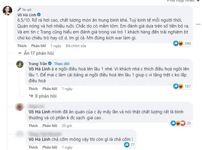 'Chiến thần review' Hà Linh nói đến bún đậu Trang Khàn, chủ quán phản ứng đầy bất ngờ 6 'Chiến thần review' Hà Linh nói đến bún đậu Trang Khàn, chủ quán phản ứng đầy bất ngờ 6