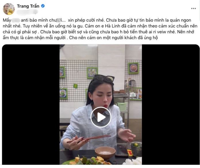 'Chiến thần review' Hà Linh nói đến bún đậu Trang Khàn, chủ quán phản ứng đầy bất ngờ 8 'Chiến thần review' Hà Linh nói đến bún đậu Trang Khàn, chủ quán phản ứng đầy bất ngờ 8