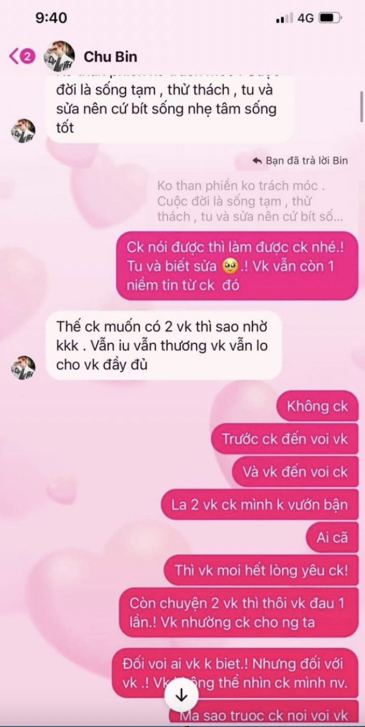 Chu Bin nói gì giữa ồn ào gài bạn gái có con nhưng chối bỏ theo nhân tình gây xôn xao? 3 Chu Bin nói gì giữa ồn ào gài bạn gái có con nhưng chối bỏ theo nhân tình gây xôn xao? 3