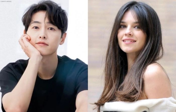 Song Joong Ki và bà xã Tây. Ảnh: Internet