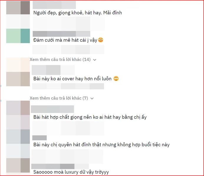 Dẫu vậy khi thể hiện lại bản HIT của mình thì Lệ Quyên lại nhận về nhiều ý kiến trái chiều của CDM. Ảnh: Facebook Dẫu vậy khi thể hiện lại bản HIT của mình thì Lệ Quyên lại nhận về nhiều ý kiến trái chiều của CDM. Ảnh: Facebook