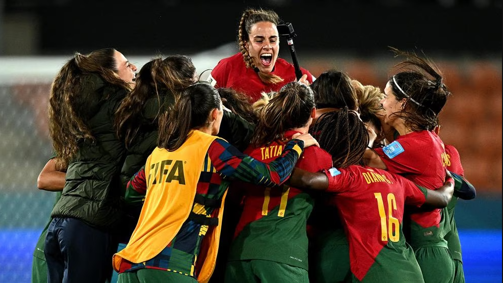 ĐT nữ Bồ Đào Nha là chủ nhân của tấm vé cuối cùng ở bảng E World Cup nữ 2023. Ảnh: Getty