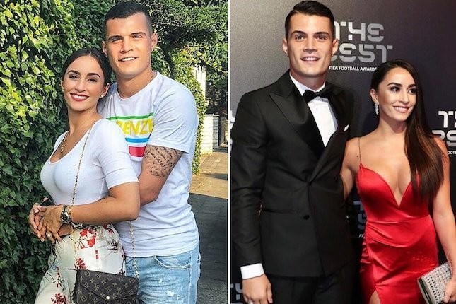 7. Leonita Lekaj - vợ Granit Xhaka: Bà xã của tuyển thủ Thụy Sĩ sinh ra ở Albania, nhưng lớn lên ở Pristina, Kosovo. Cô có thể nói được tiếng Anh, tiếng Đức và tiếng Albania.