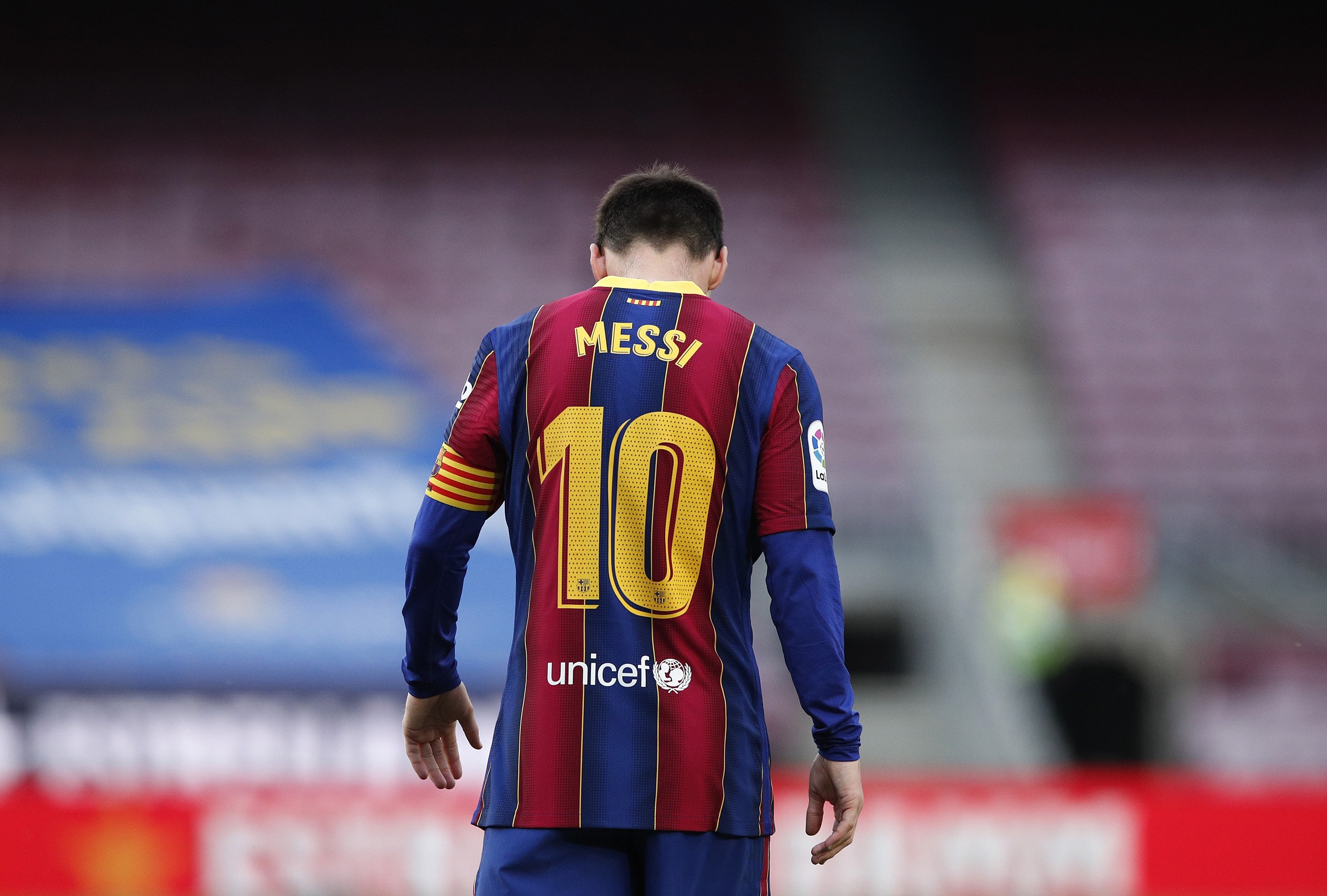 Trong tim Messi luôn có hình bóng Barcelona. Ảnh: Internet