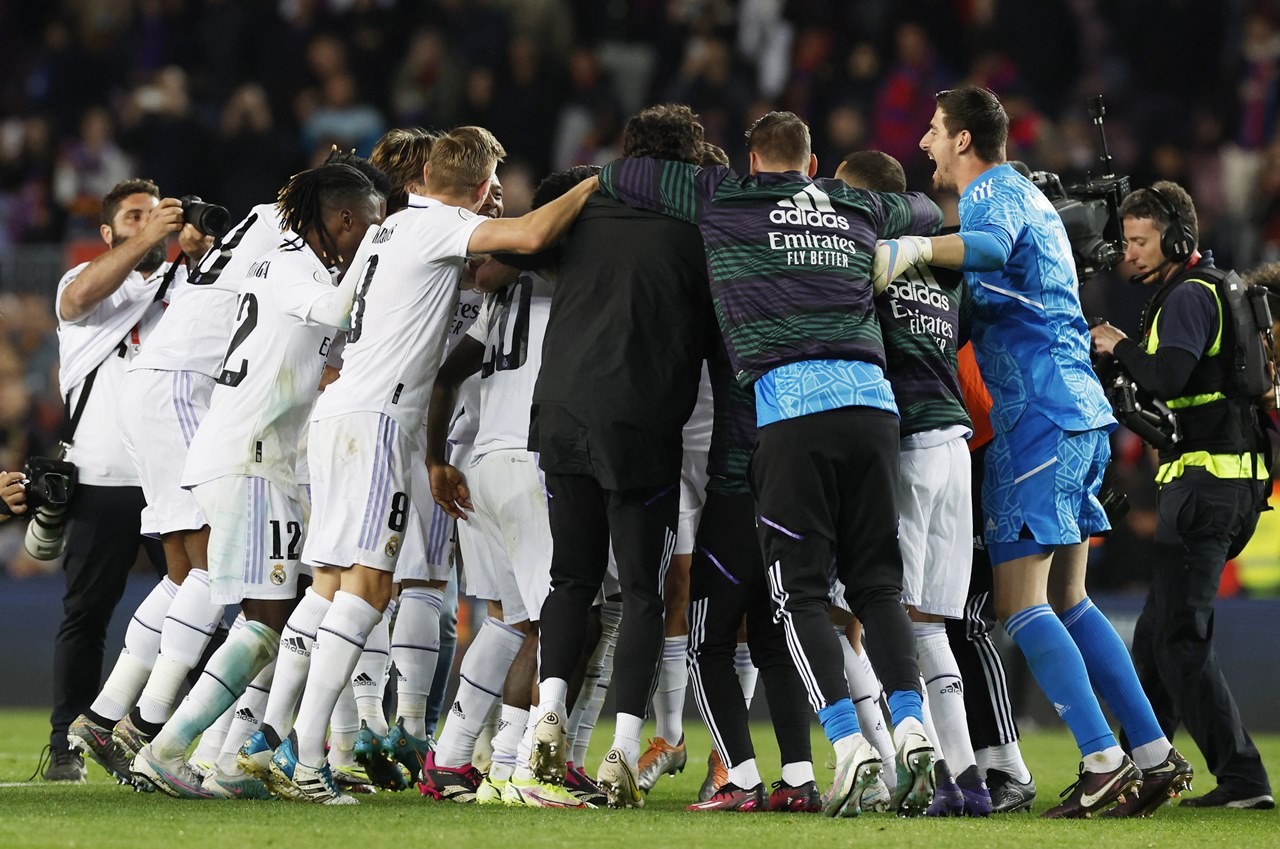 9. Real phục thù thành công Barca chỉ sau hơn 1 năm khi thua 0-4 tại Bernabeu vào ngày 20/3/2022.