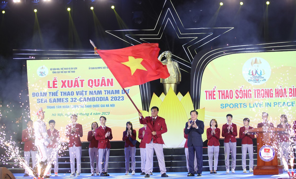 Đoàn thể thao Việt Nam sẵn sàng cho SEA Games 32. Ảnh: VnExpress