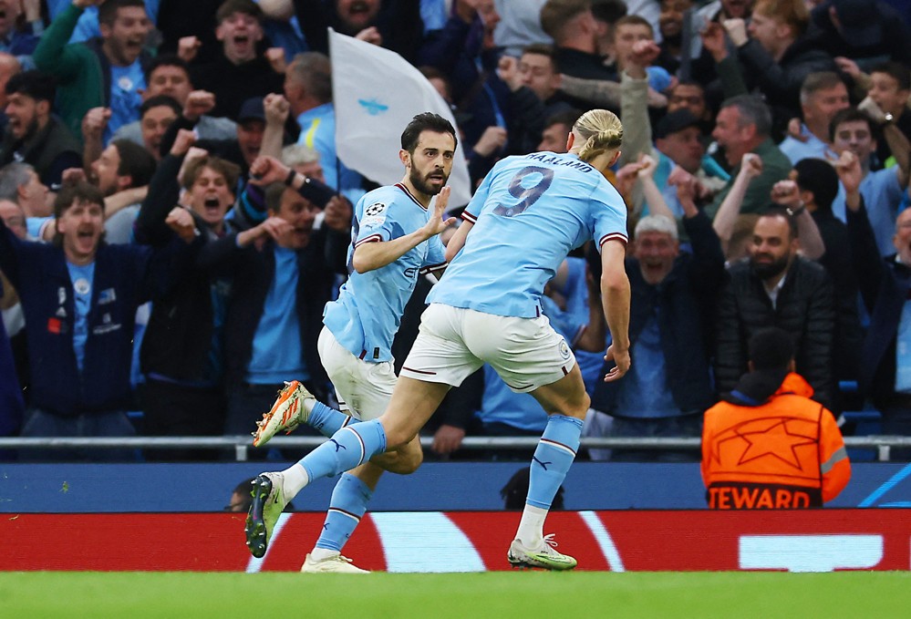 3. Man City có 31 bàn ở Champions League mùa này, thành tích tốt nhất trong lịch sử giải đấu.