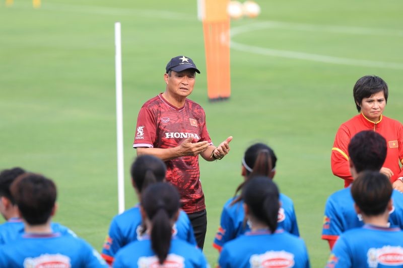 ĐT nữ Việt Nam đang tích cực tập luyện chuẩn bị cho World Cup 2023. Ảnh: Minh Dân ĐT nữ Việt Nam đang tích cực tập luyện chuẩn bị cho World Cup 2023. Ảnh: Minh Dân