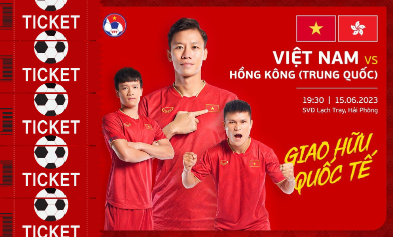 Ban tổ chức thông báo bán vé. Ảnh: VFF Ban tổ chức thông báo bán vé. Ảnh: VFF