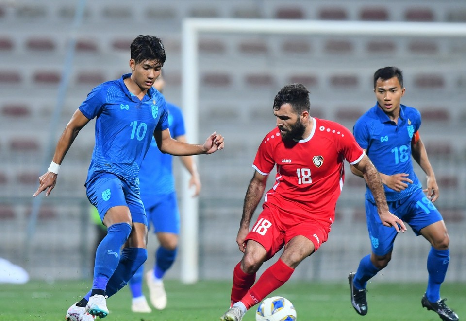 Syria thắng Thái Lan 3-1 hồi tháng 3. Syria thắng Thái Lan 3-1 hồi tháng 3. 