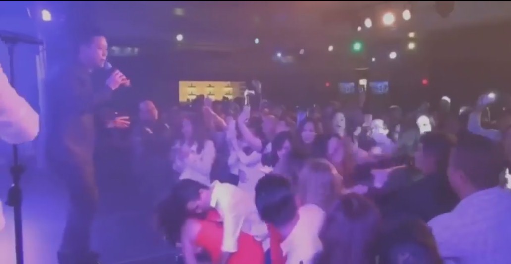 Sự việc xô đẩy xảy ra khiến cảnh tượng vô cùng nhốn nháo