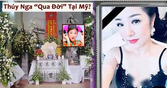 Thúy Nga từng bị đồn đã qua đời tại Mỹ. Ảnh: Internet Thúy Nga từng bị đồn đã qua đời tại Mỹ. Ảnh: Internet