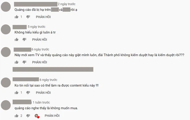 Sự bức xúc của khán giả trước đoạn hội thoại phản cảm từ nhãn hàng