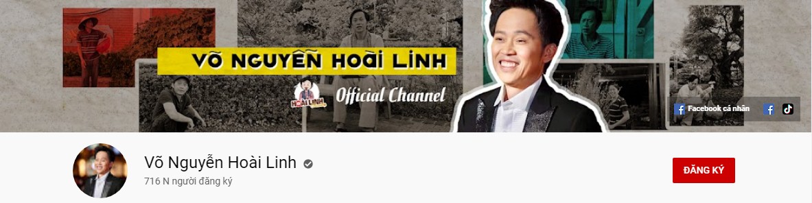 Kênh Youtube của nghệ sĩ Hoài Linh cán mốc 700.000 lượt người theo dõi