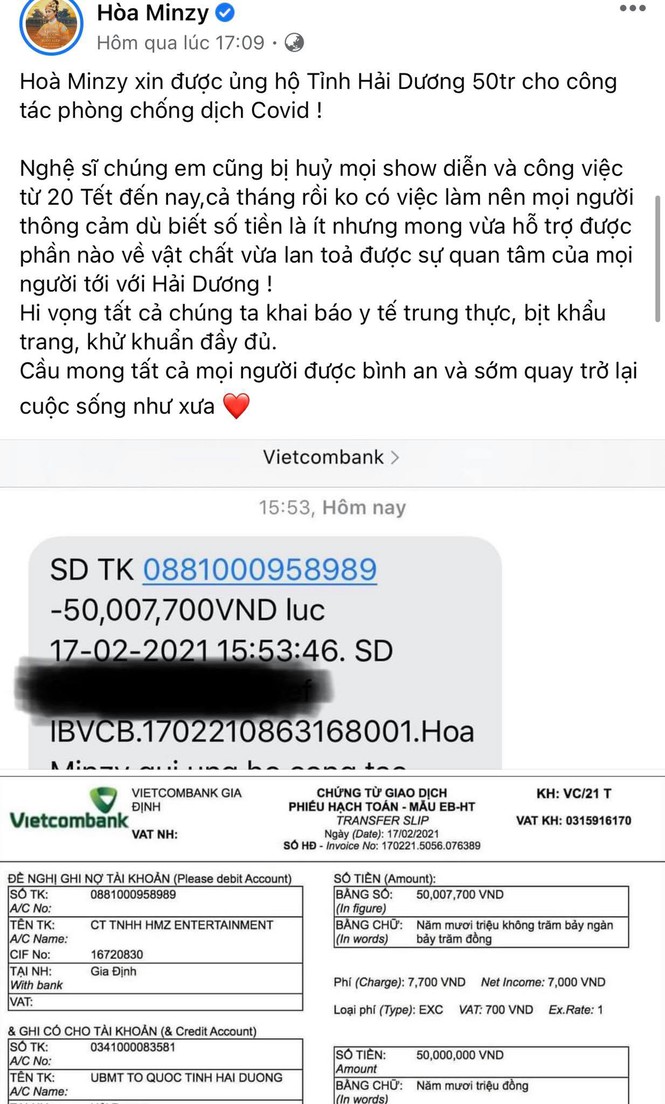 Trấn Thành hành động cao cả, đóng góp số tiền khủng để mua vắc-xin Covid-19 cho Việt Nam  - Ảnh 2