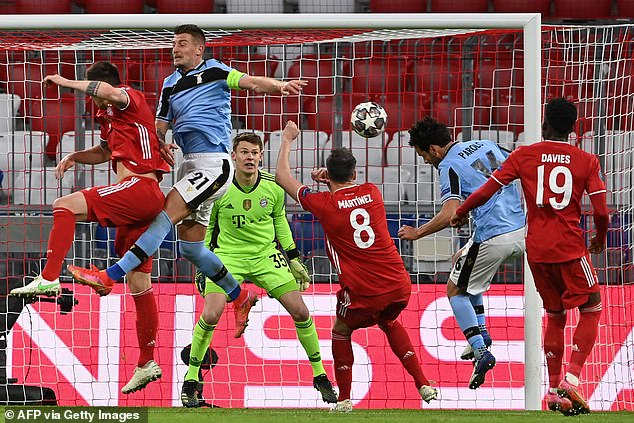 Những nỗ lực của Lazio là không đủ để Serie A có một đại diện tại vòng tứ kết năm nay. Ảnh: AFP Những nỗ lực của Lazio là không đủ để Serie A có một đại diện tại vòng tứ kết năm nay. Ảnh: AFP