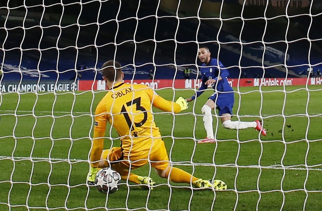 Ziyech với màn tỏa sáng giúp Chelsea đánh bại Atletico Madrid ở trận lượt về, qua đó giành vé vào tứ kết. Ảnh: Daily Mail Ziyech với màn tỏa sáng giúp Chelsea đánh bại Atletico Madrid ở trận lượt về, qua đó giành vé vào tứ kết. Ảnh: Daily Mail