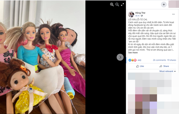 Dòng tâm sự rất dài của Thơ Nguyễn trên MXH. Ảnh: Internet