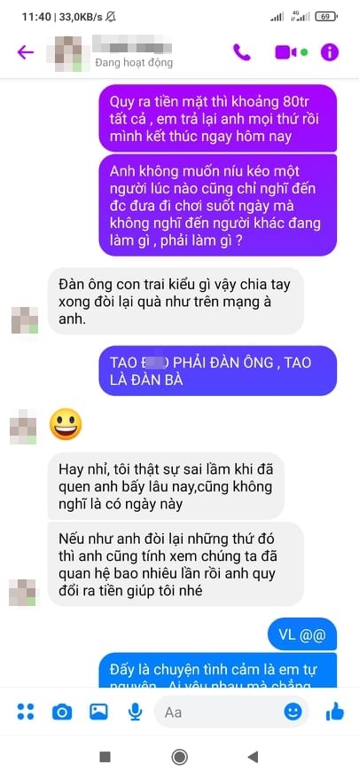 Nam thanh niên chia tay đòi bạn gái 80 triệu tiền quà và cú 'lật kèo' ngoài tưởng tượng - Ảnh 1 Nam thanh niên chia tay đòi bạn gái 80 triệu tiền quà và cú 'lật kèo' ngoài tưởng tượng - Ảnh 1
