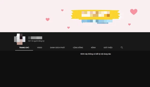 Cô nàng đã phải ẩn tất cả nội dung trên Youtube để tránh làn sóng report. Ảnh chụp màn hình Cô nàng đã phải ẩn tất cả nội dung trên Youtube để tránh làn sóng report. Ảnh chụp màn hình