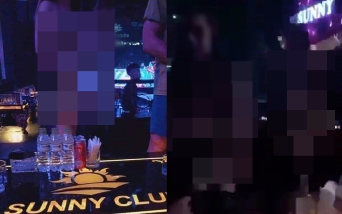 Những hình ảnh về đoạn clip bar karaoke Sunny được lan truyền rộng rãi trên MXH những ngày qua. Ảnh: Internet