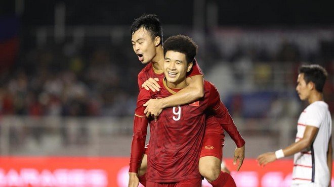 Tại SEA Games vừa qua, U22 Việt Nam đã đánh bại U22 Campuchia với tỷ số 4-0. Ảnh: Internet Tại SEA Games vừa qua, U22 Việt Nam đã đánh bại U22 Campuchia với tỷ số 4-0. Ảnh: Internet